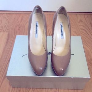 Brian Atwood Tan Maniac Pumps